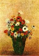 Odilon Redon anemoner oil